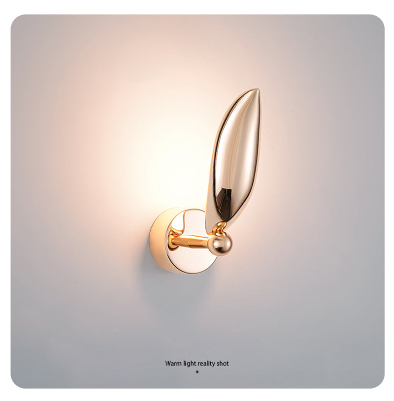Designer's Creative New Chinese Light Luxury Seagull LED Wall Lamp Gold Living Room Background Bedroom Bedhead Corridor Bar Art