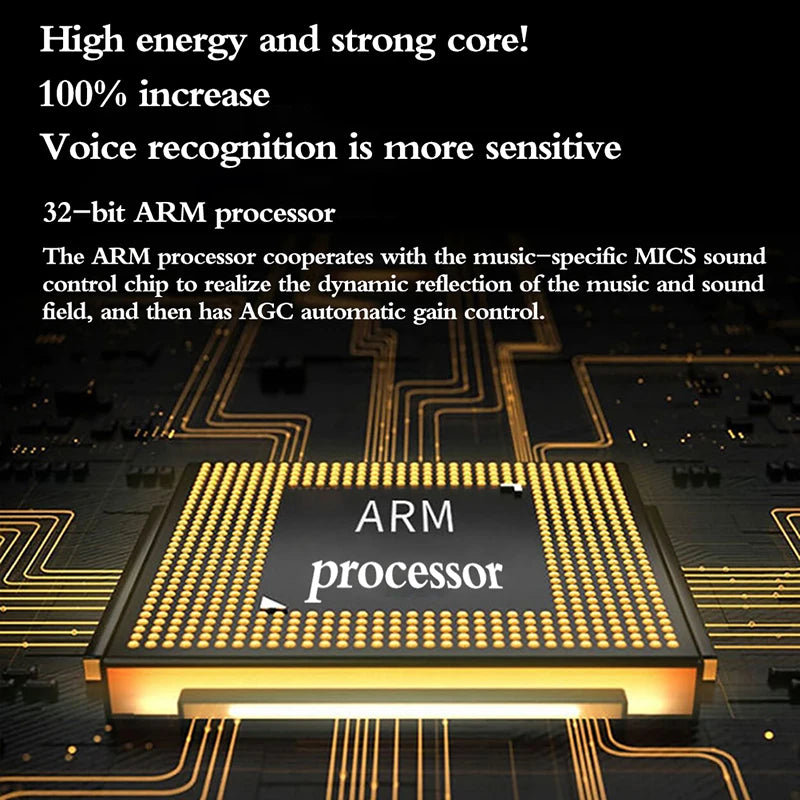 Creative 5V USB 16/32 LED Night Lights Pickup Voice App Control RGB Music Rhythm Light Bar
