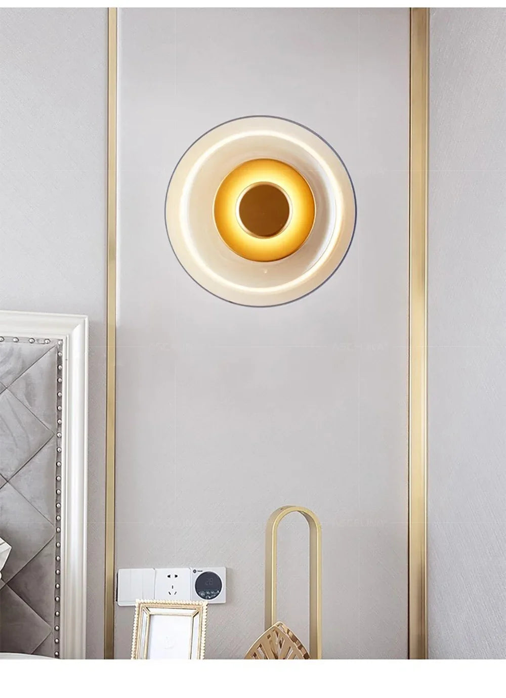 Modern LED Glass Creative Ceiling Lights Wall Lamp For Bedroom Bedside Living Dining Room Nordic Indoor Home Decorative Fixtures