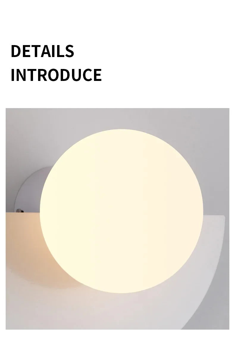 Wall Lamp Nordic LED Bedroom Bedside Simple Colored Designer Creative Living Room Aisle Corridor Study Indoor Lighting
