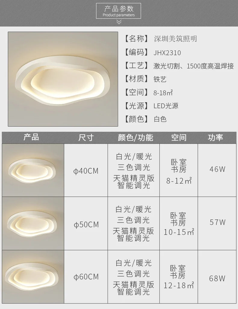 Modern Simplicity Bedroom Ceiling Lamp Creative Personality Room Led Lights European Style Designer Living Room Study Decorative