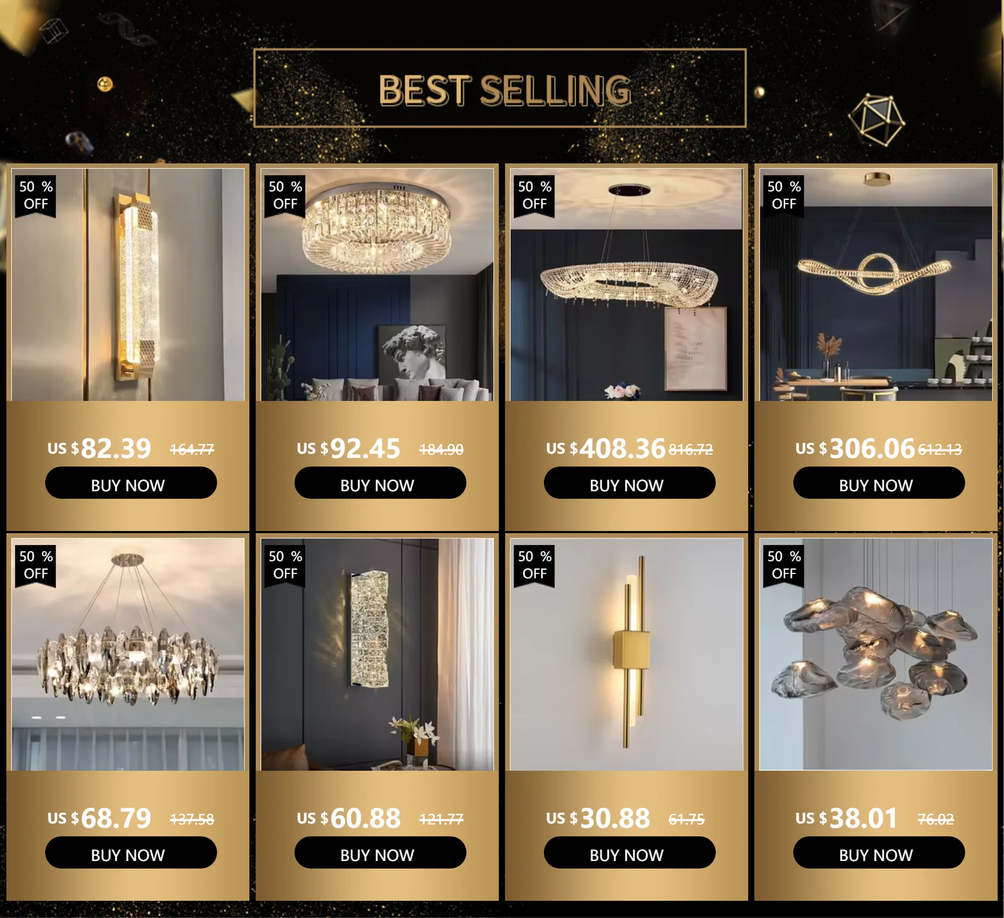 Nordic luxury LED ceiling light bedroom restaurant creative study pendant light home decoration lighting for living room