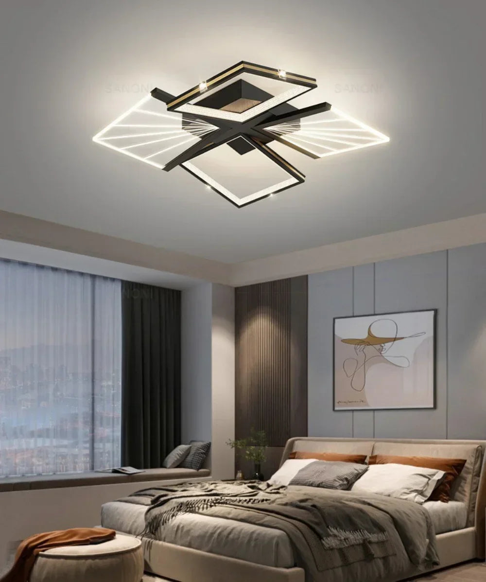 Nordic luxury LED ceiling light bedroom restaurant creative study pendant light home decoration lighting for living room