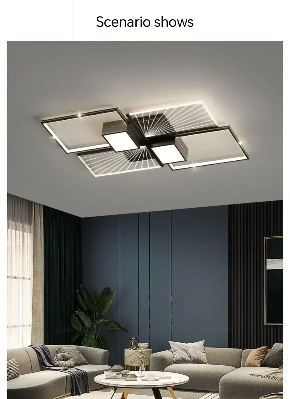 Nordic luxury LED ceiling light bedroom restaurant creative study pendant light home decoration lighting for living room