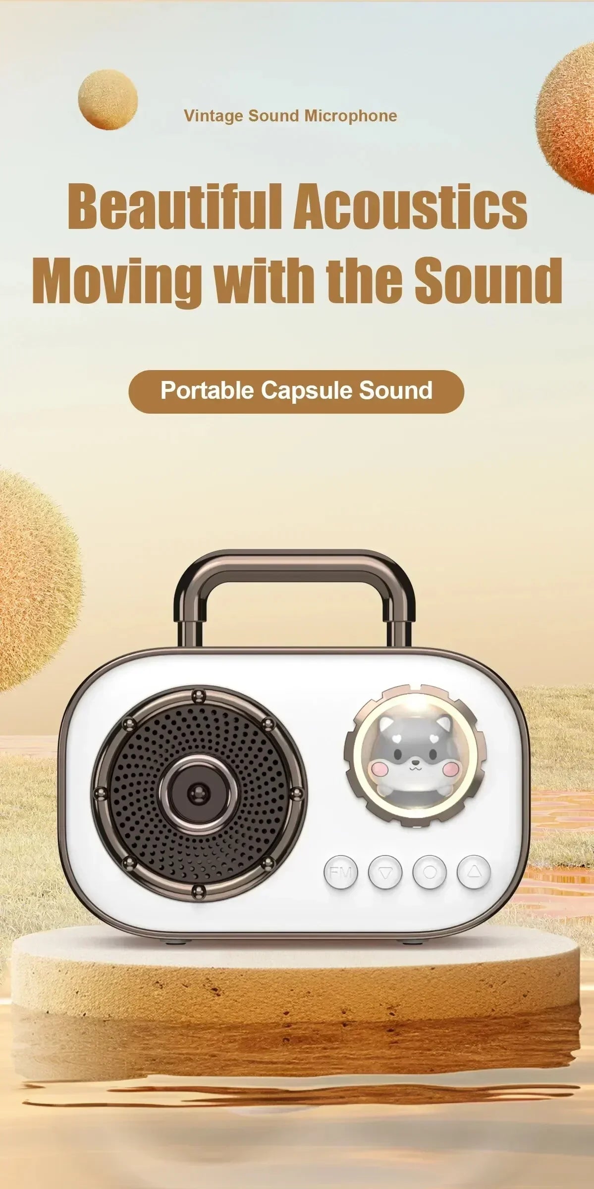 DZ06 Creative Retro Portable Quality bluetooth speaker Bluetooth Speaker Gift Radio Mobile Phone Accent Cannon Sound High