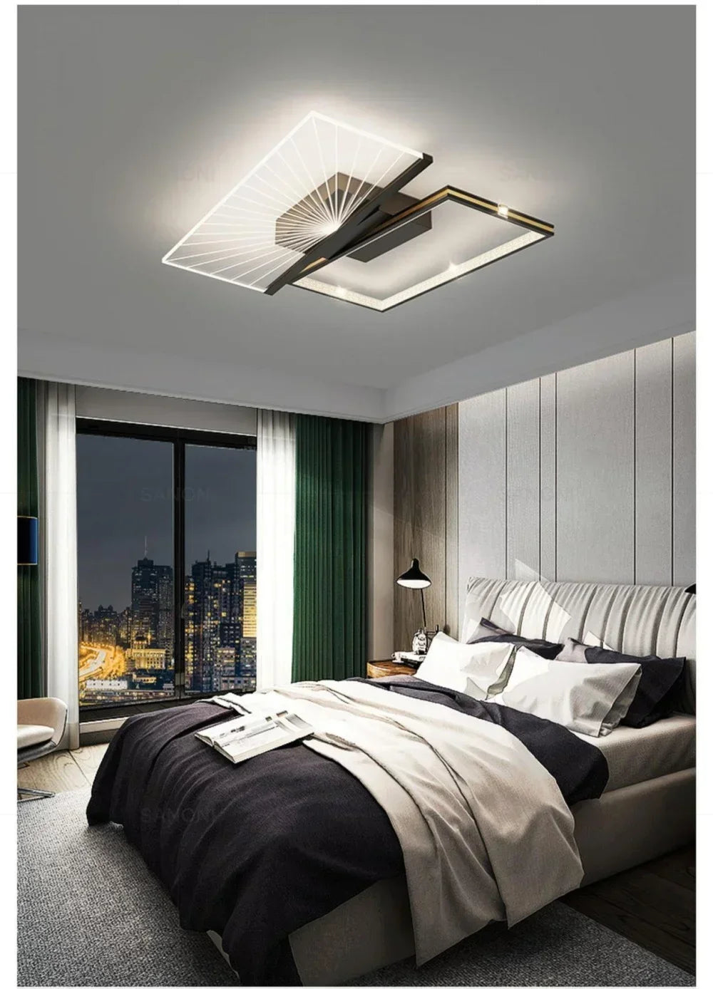 Nordic luxury LED ceiling light bedroom restaurant creative study pendant light home decoration lighting for living room
